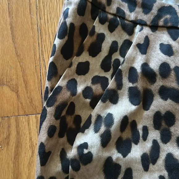 Altuzarra IT 40 US 4 cheetah pants slight flare inseam 32” great pre owned cond - Picture 6 of 10